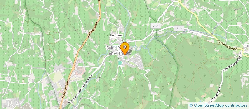 localisation de l'entreprise SCI SERENITY  SAINT-ROMAIN-EN-VIENNOIS