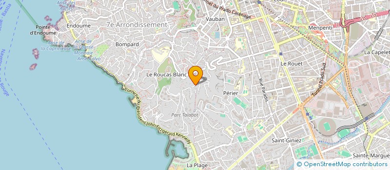 localisation de l'entreprise SCI SERENO à MARSEILLE