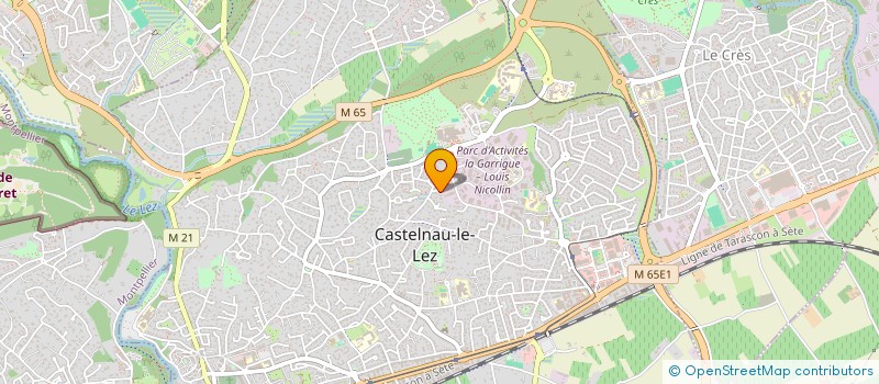 localisation de l'entreprise SCI SERENS  CASTELNAU-LE-LEZ