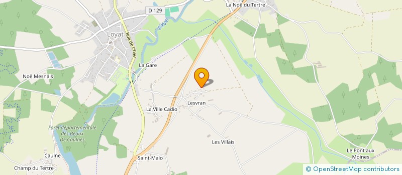 localisation de l'entreprise SCI SERENT  LOYAT