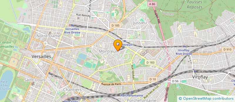 localisation de l'entreprise SCI SERENU à VERSAILLES