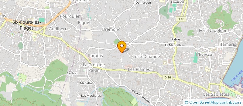 localisation de l'entreprise SCI SERER à LA SEYNE-SUR-MER