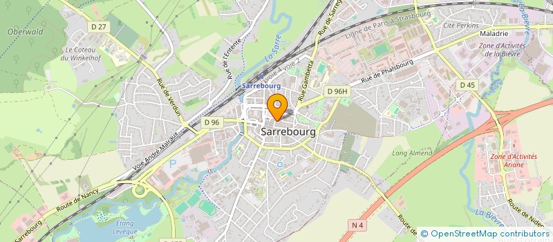 localisation de l'entreprise SCI SEREYAN à SARREBOURG