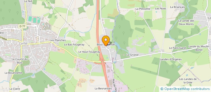 localisation de l'entreprise SCI SERFA  LAILLE