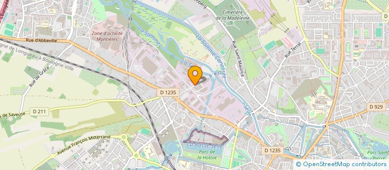 localisation de l'entreprise SCI SERFI à AMIENS