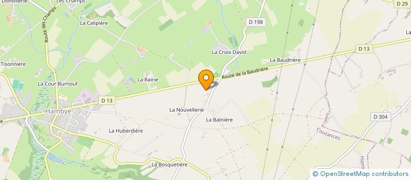 localisation de l'entreprise SCI SERFRED  HAMBYE