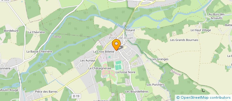 localisation de l'entreprise SCI SERG  PONT-DE-RUAN