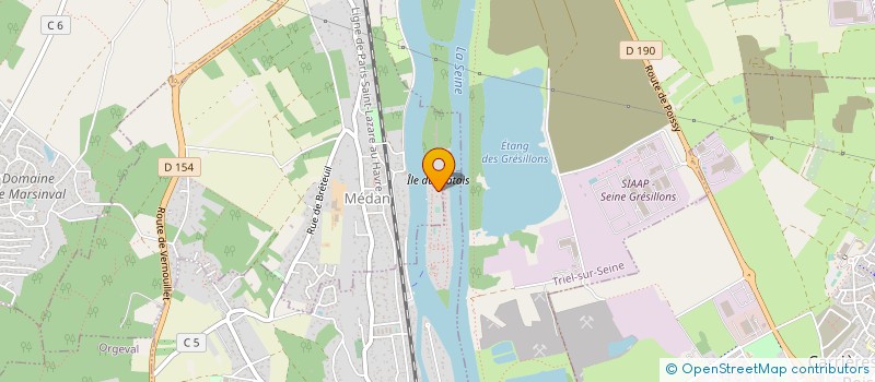 localisation de l'entreprise SCI SERGE & BLAN  VILLENNES-SUR-SEINE