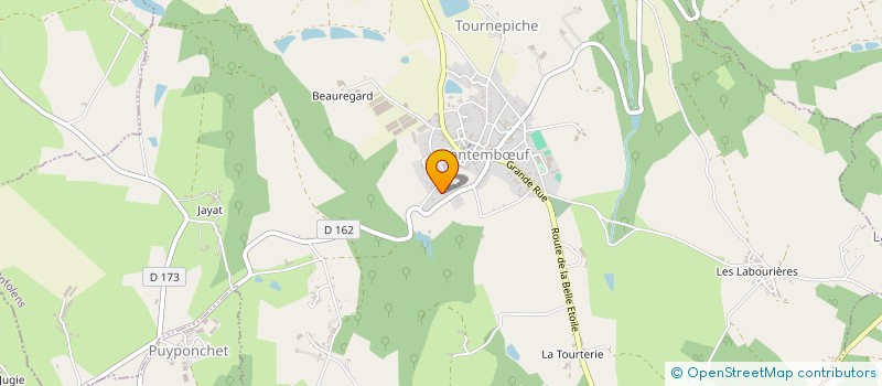 localisation de l'entreprise SCI SERGE ET BRIGITTE  SAINT-ADJUTORY