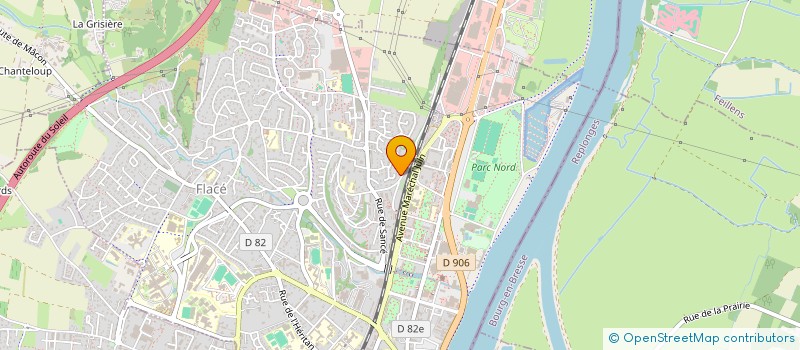 localisation de l'entreprise SCI SERGE ET DANIEL BRUN  MACON