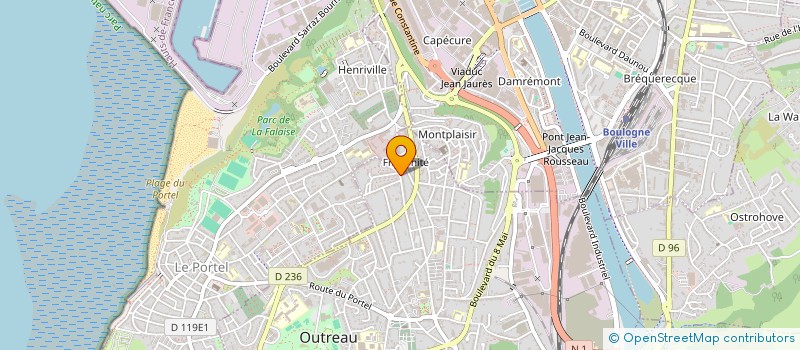 localisation de l'entreprise SCI SERGEANT  OUTREAU