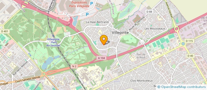 localisation de l'entreprise SCI SERGENT à VILLEPINTE
