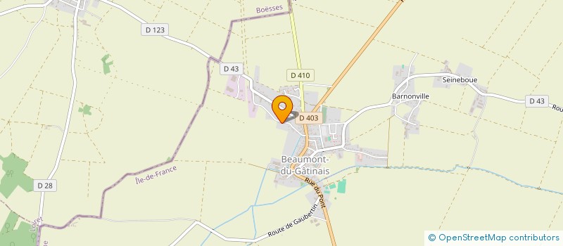 localisation de l'entreprise SCI SERGENT à BEAUMONT-DU-GATINAIS