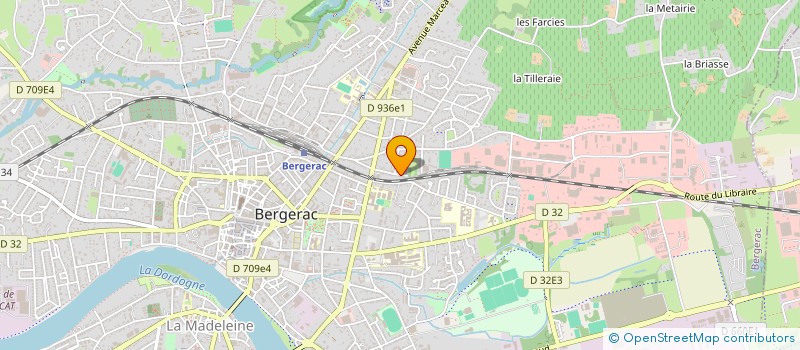 localisation de l'entreprise SCI SERGENT ALLARD à BERGERAC