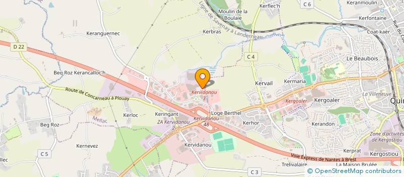 localisation de l'entreprise SCI SERGENT & BOUVET  MELLAC