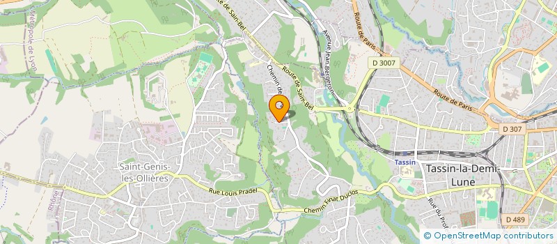 localisation de l'entreprise SCI SERGER  TASSIN-LA-DEMI-LUNE