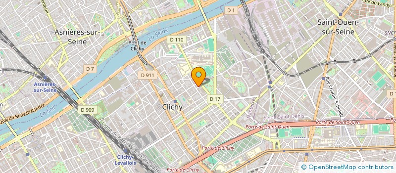 localisation de l'entreprise SCI SERGI à CLICHY