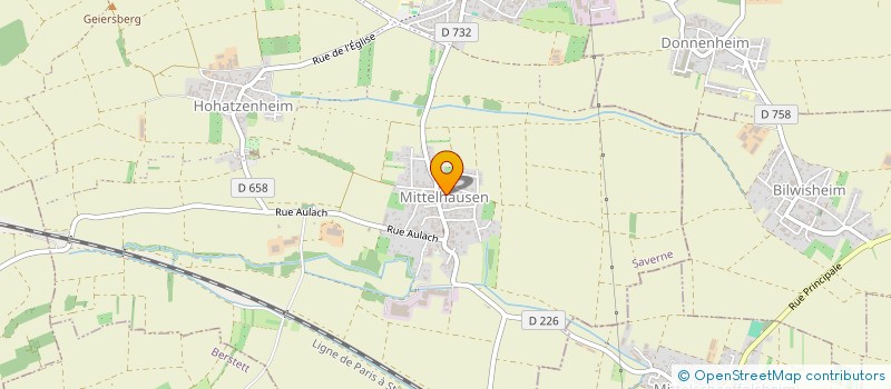 localisation de l'entreprise SCI SERGIER NUTHOUM  WINGERSHEIM LES QUATRE BANS