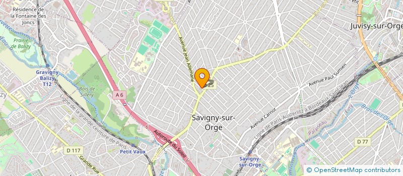 localisation de l'entreprise SCI SERGIO à SAVIGNY-SUR-ORGE