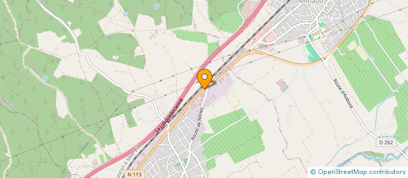 localisation de l'entreprise SCI SERGOU  BERNIS