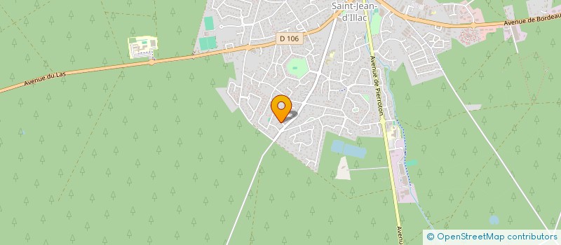 localisation de l'entreprise SCI SERGY  SAINT-JEAN-D'ILLAC