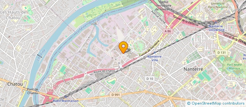 localisation de l'entreprise SCI SERICIA  NANTERRE