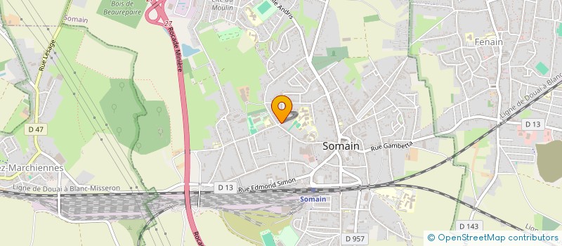 localisation de l'entreprise SCI SERICOLA  SOMAIN