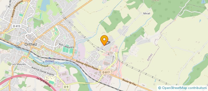 localisation de l'entreprise SCI SERIENS  ORTHEZ