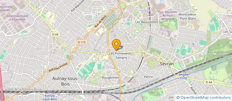 localisation de l'entreprise SCI SERIEYS à SEVRAN