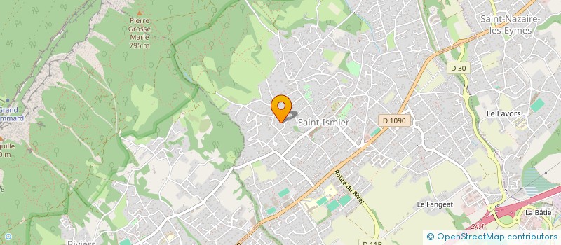 localisation de l'entreprise SCI SERILLON INVEST à SAINT-ISMIER