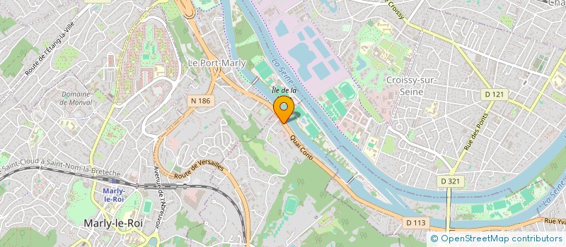 localisation de l'entreprise SCI SERINA IMMO  LOUVECIENNES