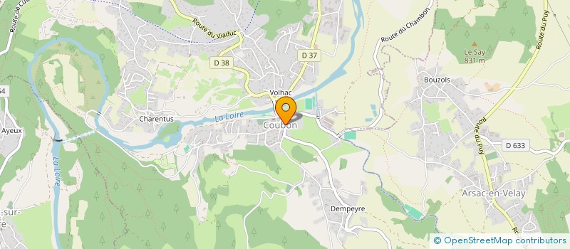 localisation de l'entreprise SCI SERINGA  BLAVOZY