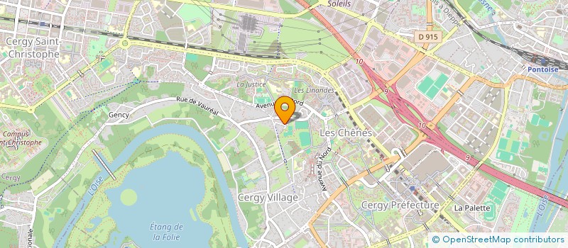 localisation de l'entreprise SCI SERINGA  CERGY