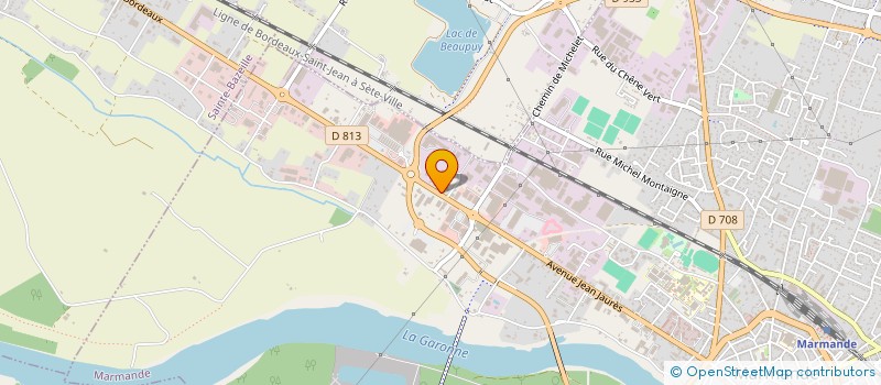 localisation de l'entreprise SCI SERISA  MARMANDE