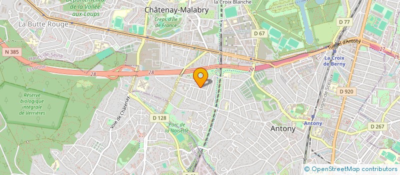 localisation de l'entreprise SCI SERIVER à ANTONY