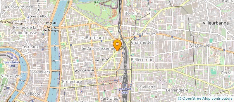 localisation de l'entreprise SCI SERJE  LYON