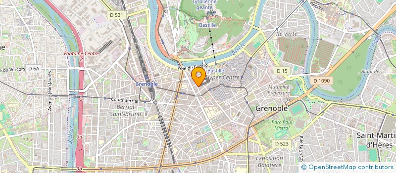 localisation de l'entreprise SCI SERJEAN à GRENOBLE