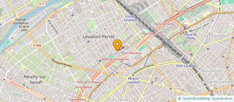localisation de l'entreprise SCI SERJESS à LEVALLOIS-PERRET