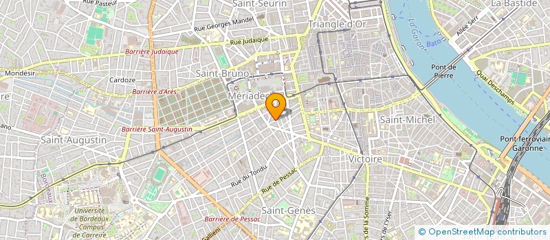 localisation de l'entreprise SCI SERKA  BORDEAUX