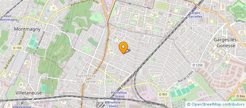 localisation de l'entreprise SCI SERKAN à PIERREFITTE-SUR-SEINE