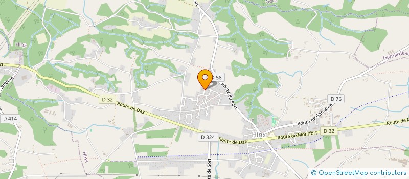 localisation de l'entreprise SCI SERLAU  HINX