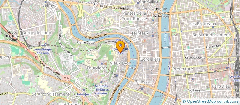 localisation de l'entreprise SCI SERLIN  LYON