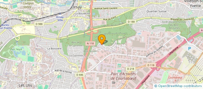 localisation de l'entreprise SCI SERLYNE  ORSAY