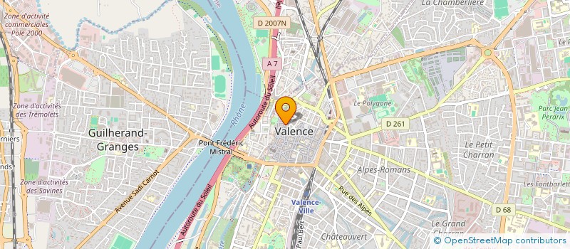 localisation de l'entreprise SCI SERMENLIE à VALENCE