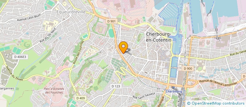 localisation de l'entreprise SCI SERNA à CHERBOURG-EN-COTENTIN