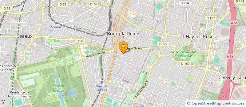 localisation de l'entreprise SCI SERNAS à BOURG-LA-REINE