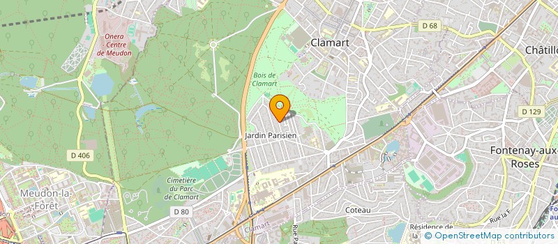 localisation de l'entreprise SCI SERNIA à CLAMART