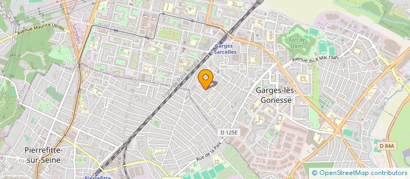 localisation de l'entreprise SCI SEROA à GARGES-LES-GONESSE