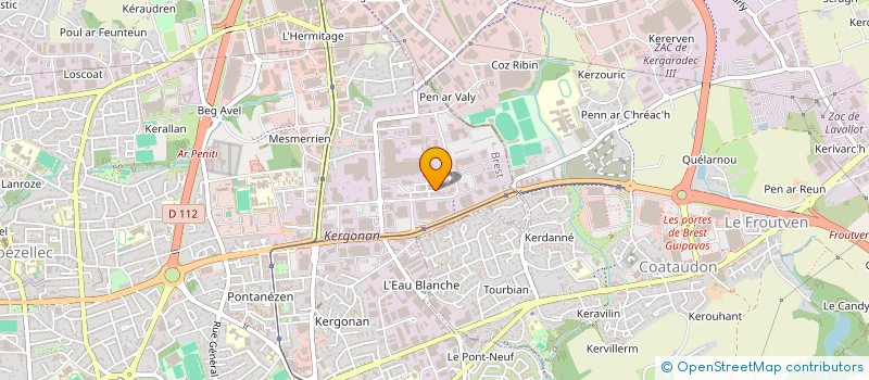 localisation de l'entreprise SCI SEROMAX  BREST