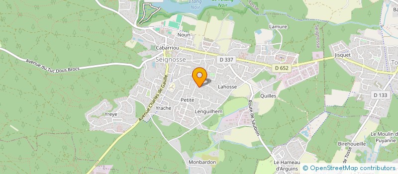 localisation de l'entreprise SCI SERPA  SEIGNOSSE